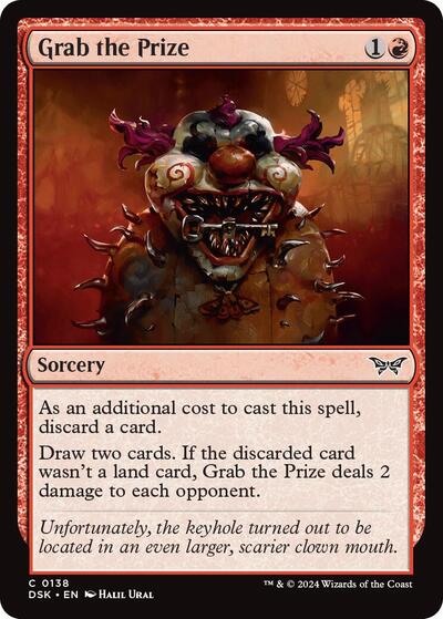 Grab the Prize (Duskmourn: House of Horror) Light Play Foil