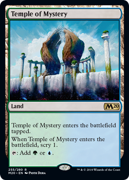 Temple of Mystery (Magic 2020 Core Set) Medium Play