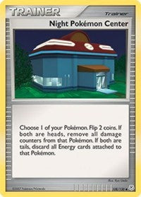 Night Pokemon Center (Diamond and Pearl) Medium Play