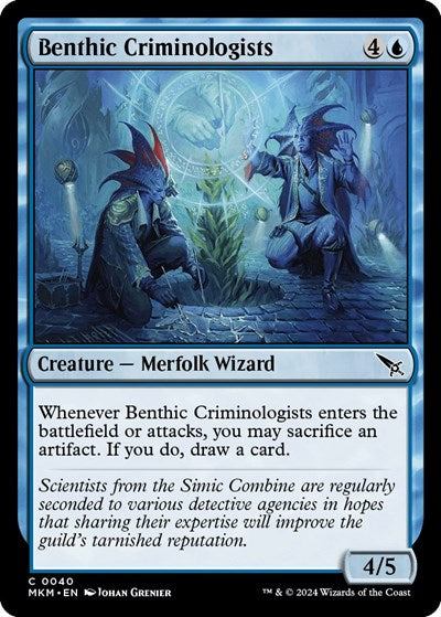 Benthic Criminologists (Murders at Karlov Manor) Light Play Foil