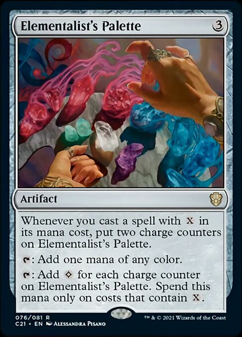 Elementalist's Palette (Commander 2021 Strixhaven) Light Play