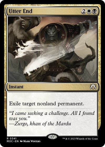 Utter End (Commander: March of the Machine) Light Play