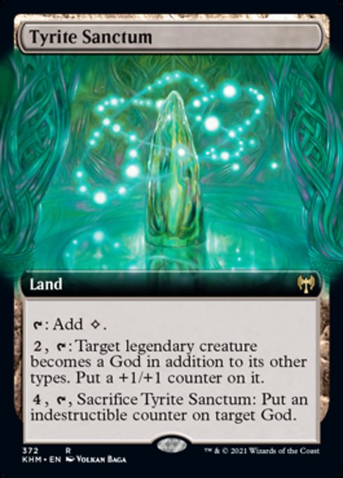 Tyrite Sanctum (Extended Art) (Kaldheim) Light Play