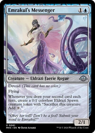 Emrakul's Messenger (Modern Horizons 3) Light Play