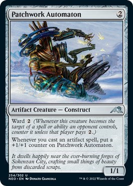Patchwork Automaton (Kamigawa: Neon Dynasty) Light Play Foil