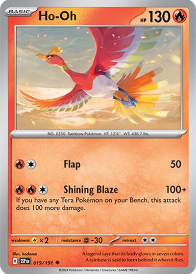 Ho-Oh (SV08: Surging Sparks) Light Play