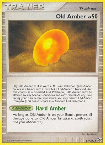 Old Amber (Majestic Dawn) Heavy Play Reverse Holofoil