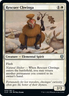 Rescuer Chwinga (Commander Legends: Battle for Baldur's Gate) Light Play