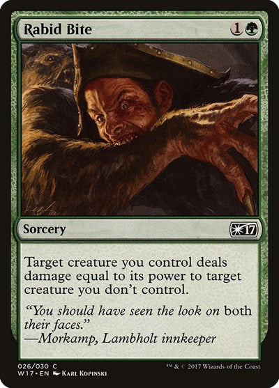 Rabid Bite (Welcome Deck 2017) Light Play