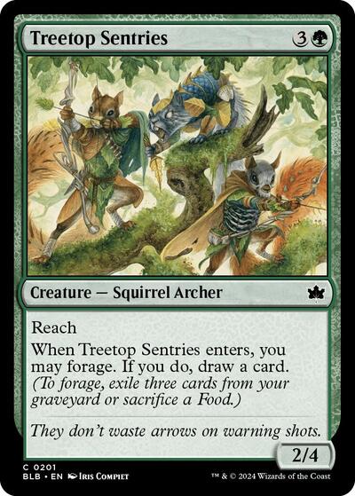 Treetop Sentries (Bloomburrow) Light Play