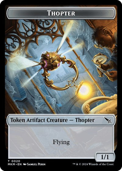 Thopter Token (0020) (Murders at Karlov Manor) Light Play