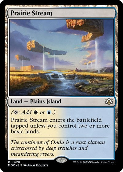 Prairie Stream (Commander: March of the Machine) Light Play