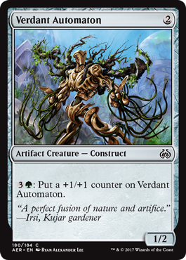 Verdant Automaton (Aether Revolt) Light Play