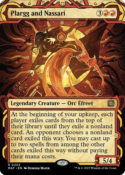 Plargg and Nassari (Halo Foil) (March of the Machine: The Aftermath) Light Play Foil