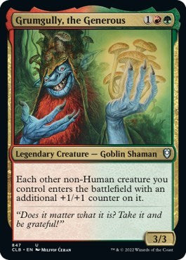 Grumgully, the Generous (Commander Legends: Battle for Baldur's Gate) Light Play
