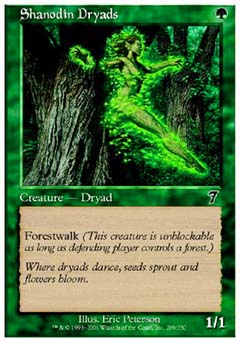 Shanodin Dryads (7th Edition) Medium Play Foil