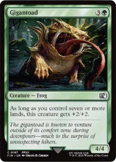 Gigantoad (Universes Beyond: FINAL FANTASY) Light Play
