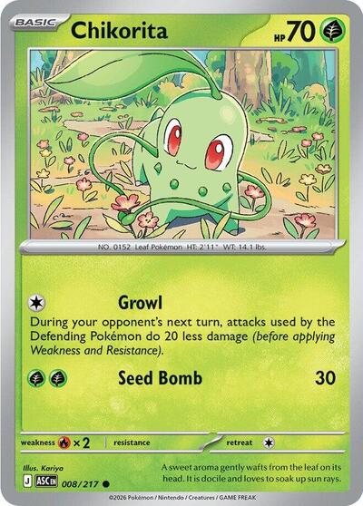Chikorita (ME: Ascended Heroes) Light Play