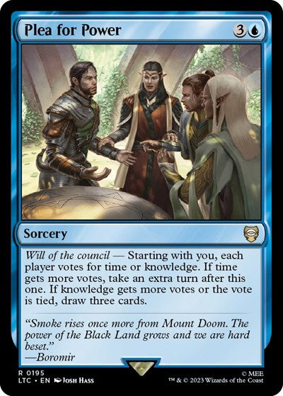 Plea for Power (Commander: The Lord of the Rings: Tales of Middle-earth) Light Play