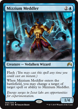 Mizzium Meddler (Magic Origins) Light Play