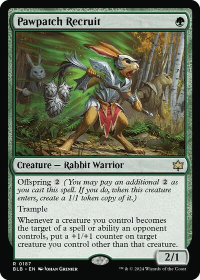 Pawpatch Recruit (Bloomburrow) Light Play Foil
