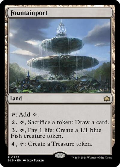 Fountainport (Bloomburrow) Light Play Foil