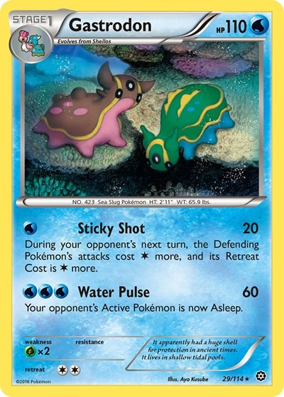 Gastrodon (XY - Steam Siege) Light Play