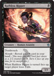 Ruthless Ripper (Khans of Tarkir) Light Play