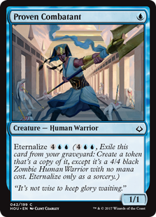 Proven Combatant (Hour of Devastation) Light Play