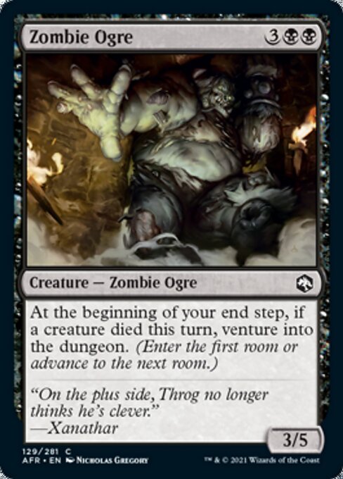 Zombie Ogre (Adventures in the Forgotten Realms) Medium Play