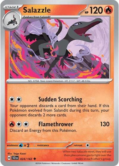 Salazzle (SV07: Stellar Crown) Light Play
