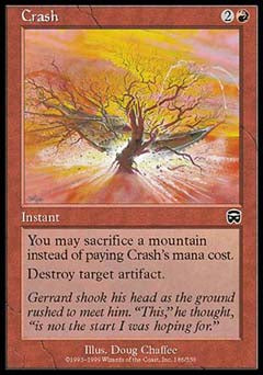 Crash (Mercadian Masques) Medium Play