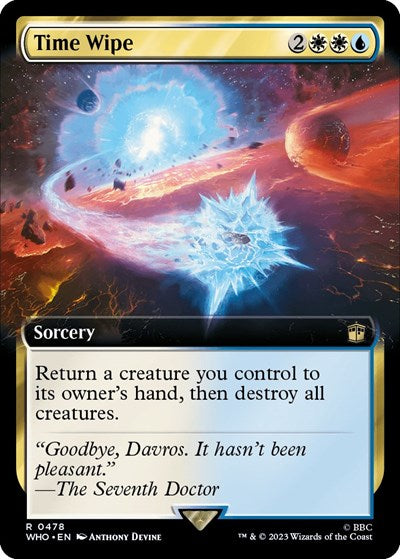 Time Wipe (Extended Art) (Universes Beyond: Doctor Who) Light Play