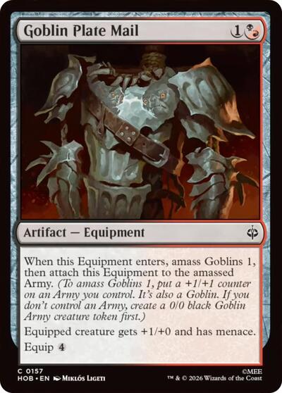 Goblin Plate Mail (The Hobbit) Light Play Foil