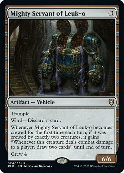 Mighty Servant of Leuk-o (Commander Legends: Battle for Baldur's Gate) Light Play