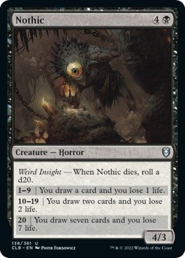 Nothic (Commander Legends: Battle for Baldur's Gate) Light Play