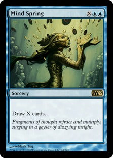 Mind Spring (Magic 2010 Core Set) Light Play