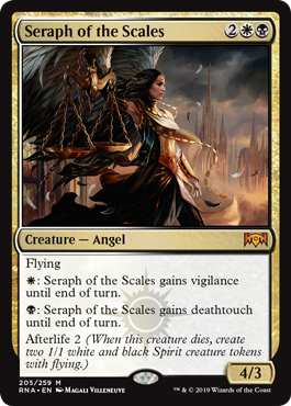 Seraph of the Scales (Ravnica Allegiance) Light Play