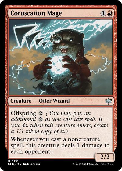 Coruscation Mage (Bloomburrow) Light Play