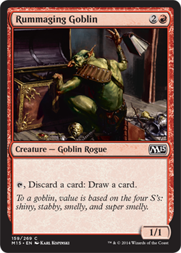 Rummaging Goblin (Magic 2015 Core Set) Light Play