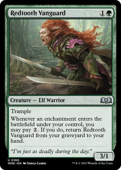 Redtooth Vanguard (Wilds of Eldraine) Light Play