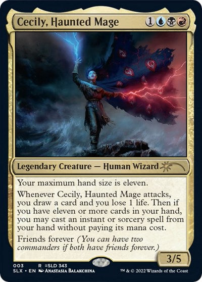 Cecily, Haunted Mage (SLX) Light Play