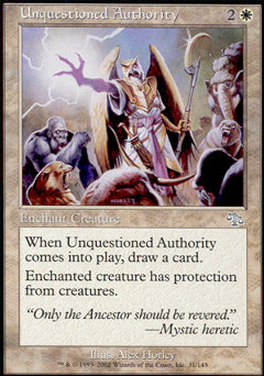 Unquestioned Authority (Judgment) Light Play