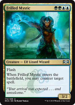 Frilled Mystic (Ravnica Allegiance) Light Play