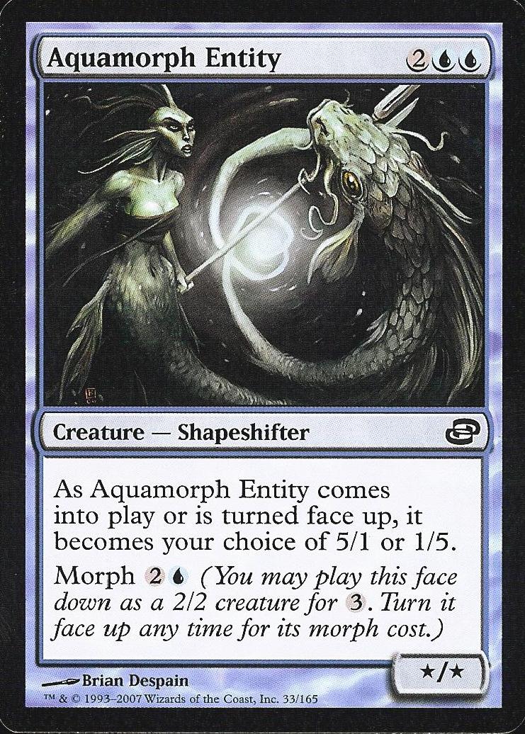 Aquamorph Entity (Planar Chaos) Light Play