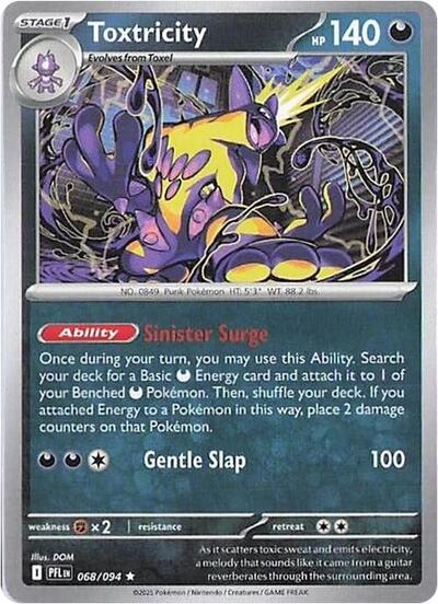 Toxtricity (ME02: Phantasmal Flames) Light Play Holofoil