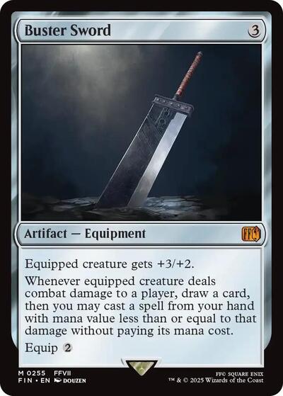 Buster Sword (Universes Beyond: FINAL FANTASY) Light Play