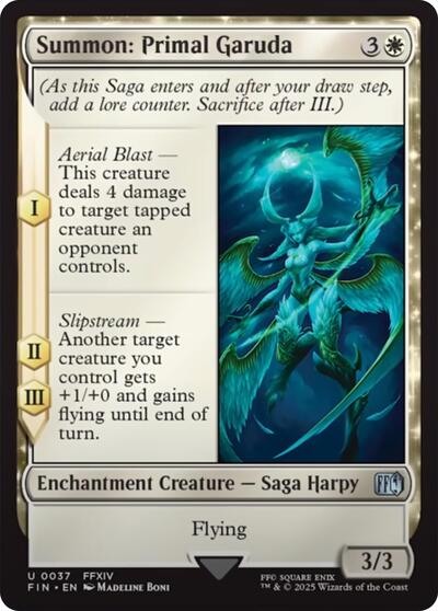 Summon: Primal Garuda (Universes Beyond: FINAL FANTASY) Light Play
