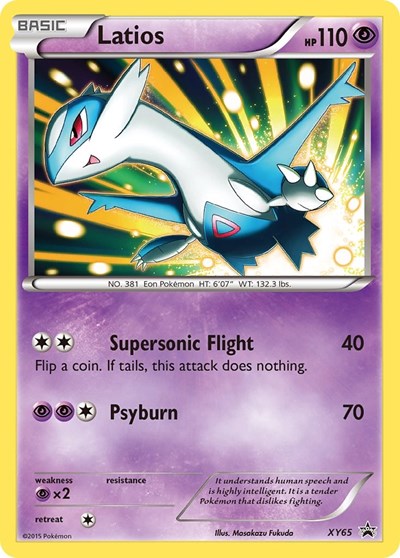 Latios - XY65 (XY Promos) Heavy Play Holofoil