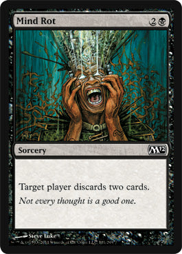 Mind Rot (Magic 2012 Core Set) Light Play
